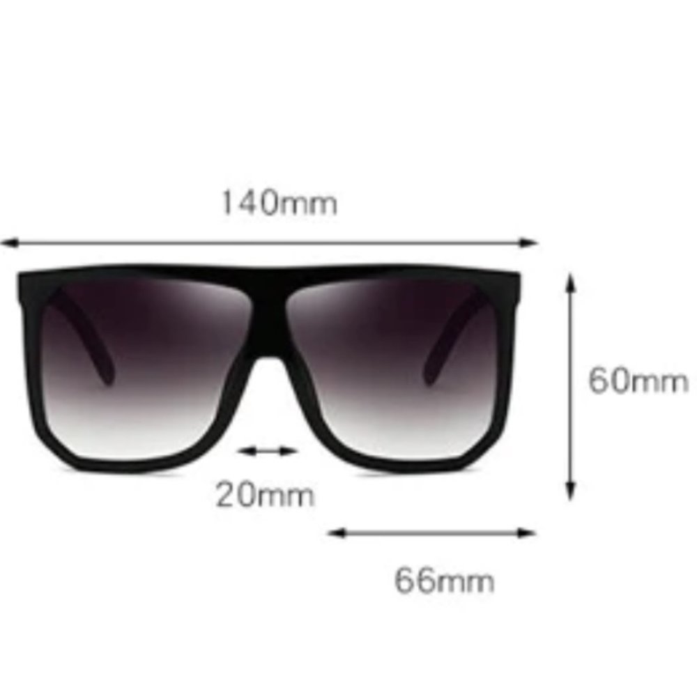 Bonfire Ignite Shades in Gradient Black. Oversized frame. UV 400 protection. New - Picture 6 of 9
